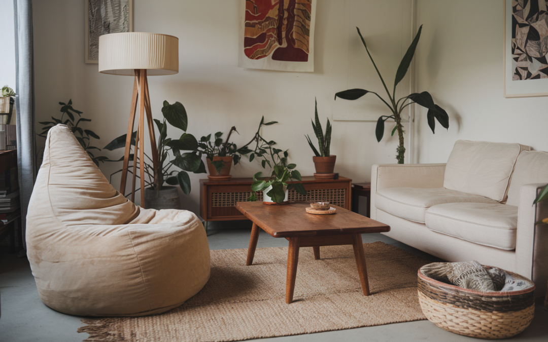 pouf salon décoration