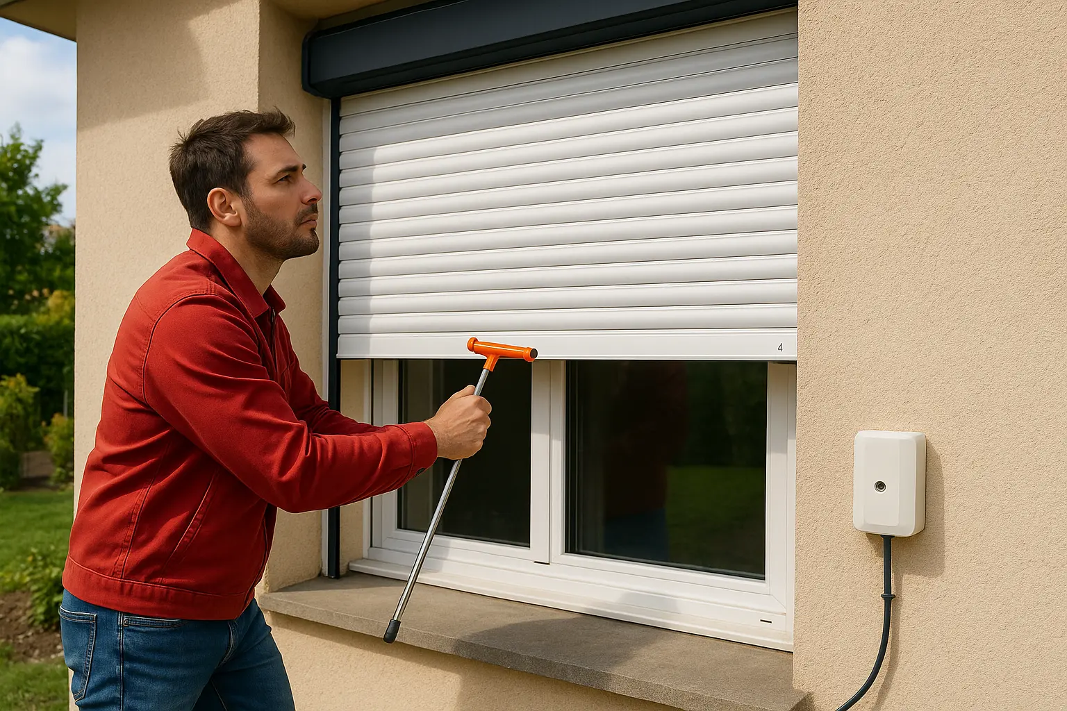 Comment remonter un volet roulant électrique panne